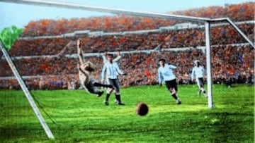 El 30 de julio de 1930 fue la final del Mundial de Uruguay entre los anfitriones y Argentina. El 4-2 lo anotó Héctor Castro.