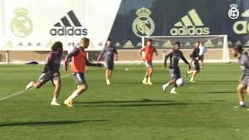 Los entrenamientos a tope en el Real Madrid