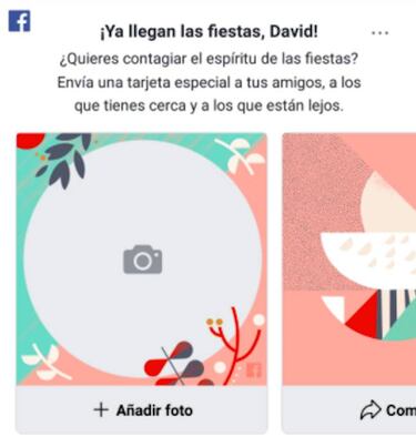 Cómo felicitar la Navidad con las postales de Facebook
