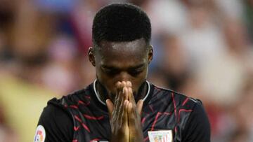 Iñaki Williams, durante un partido con el Athletic Club.