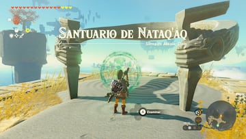 the legend of zelda tears of the kingdom nintendo switch guia santuario nataq'aq