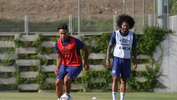 Falcao García comenzó pretemporada con el Rayo Vallecano en Madrid.