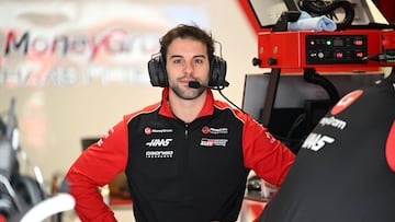 Matías Écija, ingeniero de sistemas de Haas F1 Team