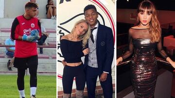 Im&aacute;genes del portero del EDMF Churra Eduardo Mart&iacute;nez-Oliva, del futbolista del Ajax David Neres con su novia, la modelo alemana Kira Winona y de la cantante  y extriunfita Aitana.