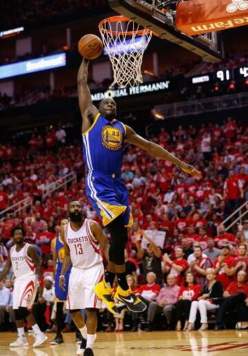 Draymond Green y James Harden.