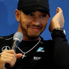 Hamilton: "Igualar a Fangio sería genial, a Schumacher no lo veo"