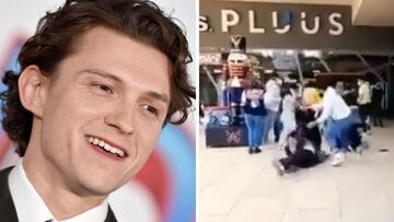 Tom Holland reacciona al video de jóvenes peleando por boletos de ‘Spider-Man' en México