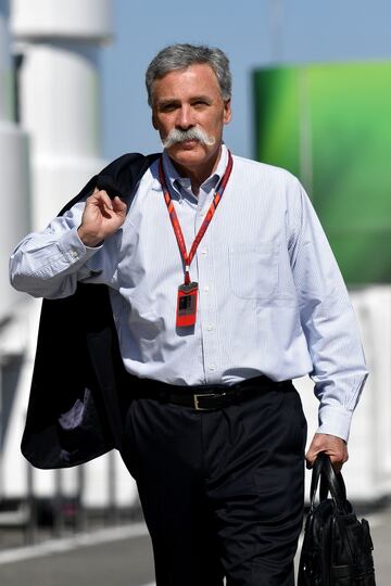 Chase Carey, presidente de la Fórmula 1. 