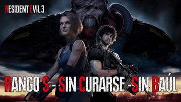 Resident Evil 3 Remake: Rango S, sin curarse, sin usar el ba&uacute;l...