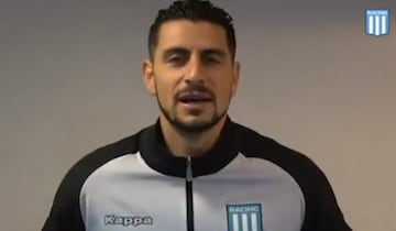 El portero argentino naturalizado chileno llegó este año a Racing Club y ya tiene su puesto asegurado en el arco.