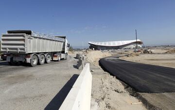 Obras en los accesos por carretera. 