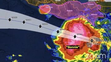 Bonnie, posible huracán categoría 1 en México: ¿a qué estados afectará?
