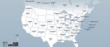 California es el estado que más aporta jugadores locales a la MLS