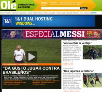 Portadas de la prensa extranjera