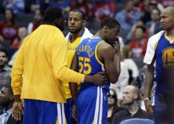 Los árbitros señalaron flagrante a Jordan Crawford por un empujón a Collison cuando ya perdían de 38. La impotencia.