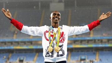 Mo Farah emula a Lasse Virén y Neymar ya tiene su oro