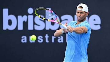 The Spanish player is in Brisbane and has already been practicing with Holger Rune in the tournament facilities, where he will make his return.