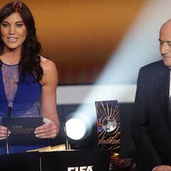 Hope Solo acusa a Blatter de haberla agredido sexualmente