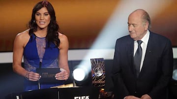 Hope Solo acusa a Blatter de haberla agredido sexualmente