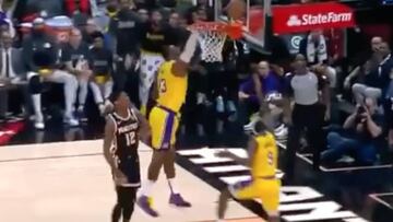 Toda la NBA habla de esto: el intento de tapón de LeBron... ¡a un compañero!