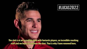 Lucas: "El Atlético es el club de mi vida; el que me ha dado todo"