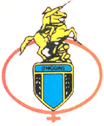 Una versión posterior incluía a Bernardo O'Higgins y el símbolo de Codelco, que apoyó al equipos hasta 1993.

