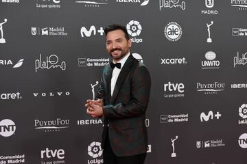 Merakio posa a su llegada a la 10ª edición de los Premios Platino del cine Iberoamericano.