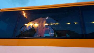 Varios detenidos por atacar el bus de un equipo en Ribadeo