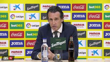 Emery, sobre la roja a Trigueros: "Me queda la pregunta de si fuera al revés, ¿sería expulsión?"