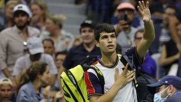 Alcaraz se retira lesionado ante Auger-Aliassime en el US Open