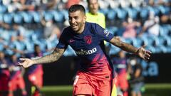 &Aacute;ngel Correa celebra un gol del Atl&eacute;tico.