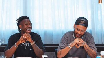 Vinicius se rinde ante Neymar: ¡°Nunca abandones tus sue?os¡±