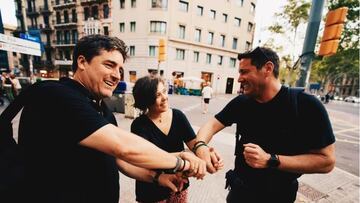 Pancho Saavedra y Jorge Zabaleta se reúnen con la viuda de Toni Espadas: esta fue su emotiva promesa