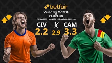 Costa de Marfil vs. Camerún: horario, dónde ver, pronósticos y clasificación