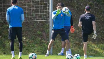 Bounou se reincorpora a los entrenamientos del Girona tras el Mundial de Rusia.