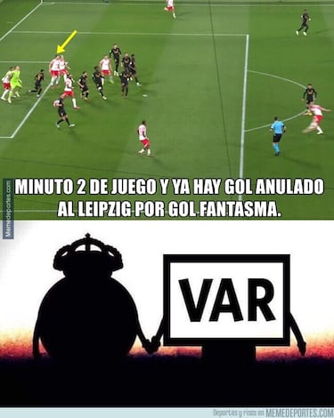Los memes más divertidos del Leipzig-Real Madrid