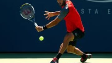 Feliciano Lopez durante su partido contra Tatsuma Ito 