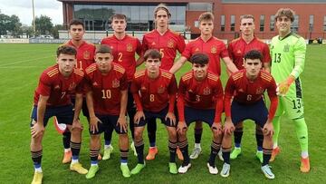 La selección sub-19 de España de la formó parte Fresneda en este parón.