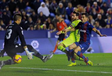 El partido perfecto de Leo Messi en su última visita al Levante