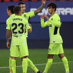 El Atlético dobla en puntos al Sevilla y le saca seis al Barça