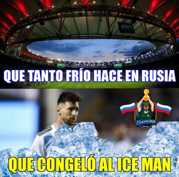 Los memes enfrían a Messi con el empate de Argentina