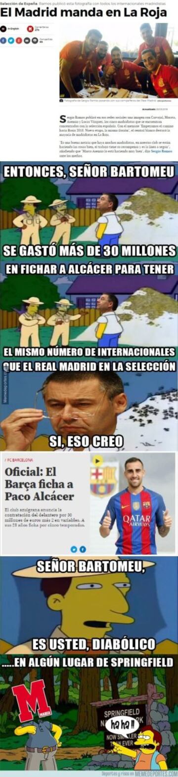 Los mejores memes del fichaje de Alcácer por el Barcelona
