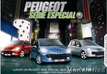 Peugeot anuncia sus vehículos edición Xbox 360