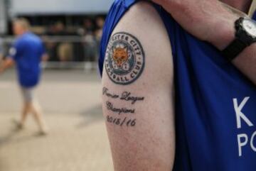 Leicester v Everton the best images from