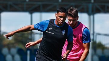 Luis Fernando Muriel y Duván Zapata, fuera de la convocatoria de Atalanta para el amistoso ante Bournemouth.