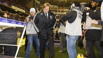 Schuster lleg&oacute; a Valladolid casi cesado por el Madrid.