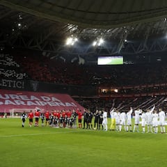 Athletic-Real Madrid: las ocasiones falladas, la roja de Ramos, la lluvia...todo en imágenes