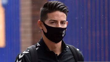 James Rodríguez, jugador del Everton
