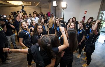 La RFEF recibe a las subcampeonas del mundo