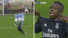 Vinicius: Real Madrid starlet scores fine free-kick for Castilla